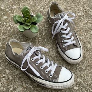 Converse All Star | Unisex Classic Gray Canvas Low Top Sneakers